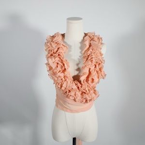 Vintage Moschino couture silk top